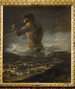 Le Colosse ... (peinture sur toile) - Francisco Jose de Goya y Lucientes