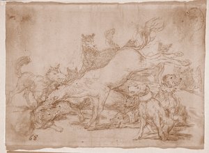 Les Désastres de la guerre : Il se défend bien - Francisco de Goya