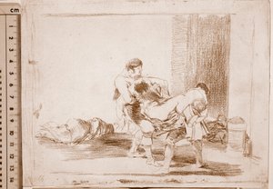Les Désastres de la guerre : Au cimetière - Francisco de Goya