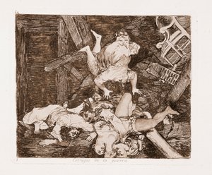 Les Désastres de la guerre : Dégâts de guerre (gravure d