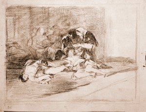 Les Désastres de la guerre : À quoi sert un bol ? - Francisco de Goya