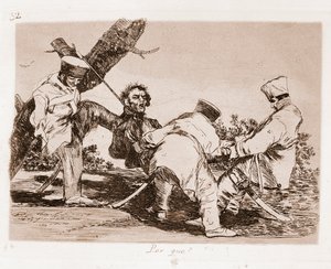 Les désastres de la guerre : Pourquoi (eau-forte)