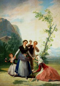 Les fleuristes ou le printemps - Francisco de Goya