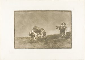 Le Même Homme Jette un Taureau dans l