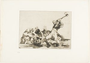 Le même, planche trois de Les désastres de la guerre - Francisco Jose de Goya y Lucientes