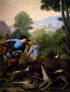 La chasse au sanglier - Francisco Jose de Goya y Lucientes
