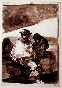Le rendez-vous - Francisco de Goya