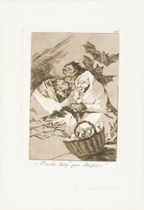 Il y a beaucoup à sucer, planche 45 de Los Caprichos - Francisco Jose de Goya y Lucientes