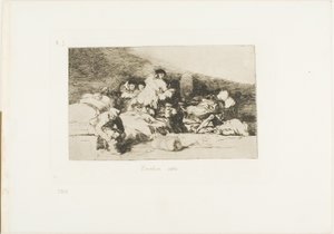 Ceux-ci aussi, planche 25 de Les désastres de la guerre - Francisco Jose de Goya y Lucientes