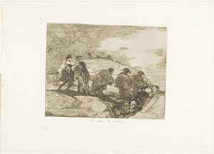 Ils ne connaissent pas le chemin, planche 70 de Les Désastres de la guerre - Francisco Jose de Goya y Lucientes