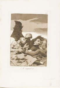 Ils se font beaux, planche 51 de Los Caprichos - Francisco Jose de Goya y Lucientes
