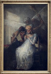 Le Temps, dit Les Vieilles. Peinture de Francisco de Goya y Lucientes (1746-1828), vers 1808-1812, art espagnol début 19e siècle. Musée des Beaux-Arts de Lille.