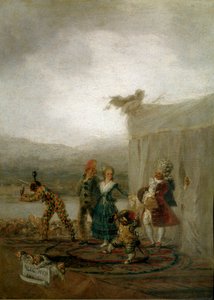 Acteurs comiques itinérants (détail)