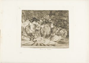 La vérité est morte, planche 79 des Désastres de la guerre - Francisco Jose de Goya y Lucientes