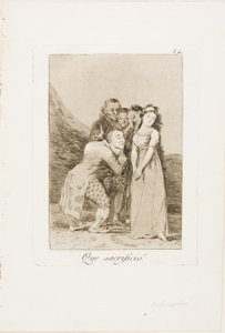 Quel sacrifice!, planche 14 de Los Caprichos - Francisco Jose de Goya y Lucientes
