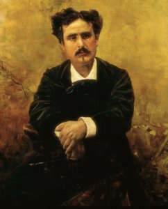 Portrait de Mariano Fortuny, peintre espagnol - Francisco Peralta del Campo