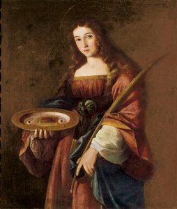 Sainte Lucie - Francisco de (circle of) Zurbaran