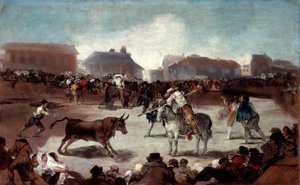 Une corrida de village, vers 1812-1814 - Francisco de Goya