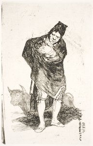 Contrebandier andalou avec un taureau - Francisco de Goya