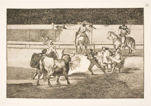 Banderilles avec pétards - Francisco de Goya