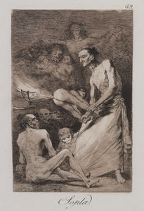 Souffle (Sopla) - Francisco de Goya