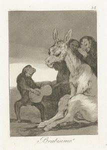 Bravo! (Los Caprichos) - Francisco de Goya