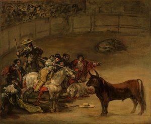 Corrida, Suerte de Varas, 1824