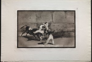 Corridas : Un Maure attrapé par un taureau dans l
