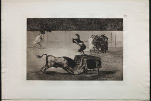 Corridas : Une autre folie de lui dans la même arène, 1876 - Francisco de Goya