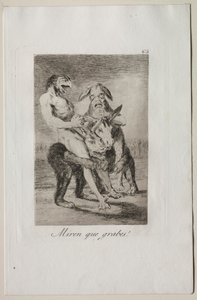Caprices : Regardez comme ils sont solennels ! - Francisco de Goya