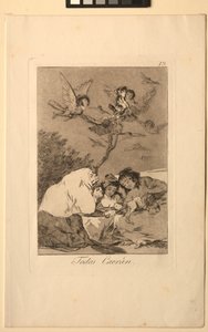 Caprichos : Tous tomberont - Francisco de Goya