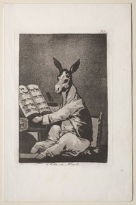 Caprichos : Et ainsi était son grand-père. - Francisco de Goya