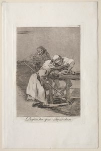 Caprichos : Dépêchez-vous, ils se réveillent - Francisco de Goya