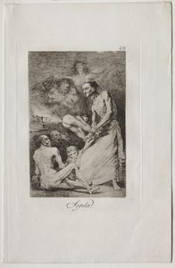Caprichos : Souffle ! - Francisco de Goya