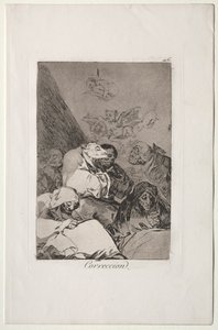 Caprichos : Correction - Francisco de Goya