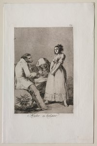Caprices : Il vaut mieux être paresseux - Francisco de Goya