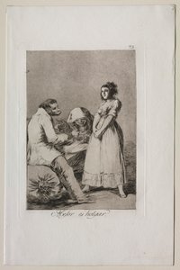 Caprichos: Il vaut mieux être paresseux - Francisco de Goya