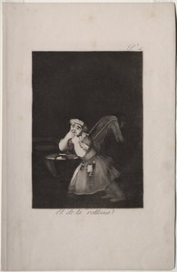 Caprichos : Le garçon de la nounou - Francisco de Goya