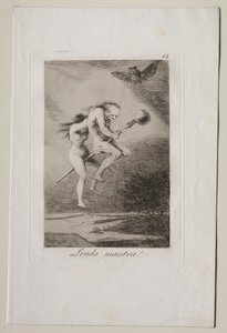 Caprichos : Jolie enseignante ! - Francisco de Goya