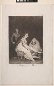Caprichos: Elle prie pour elle - Francisco de Goya