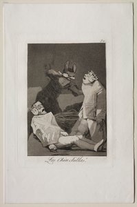 Caprichos : Les chinchillas - Francisco de Goya