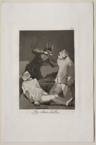 Caprichos : Les Chinchillas - Francisco de Goya