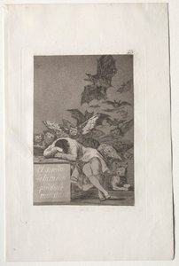 Caprichos : Le sommeil de la raison engendre des monstres