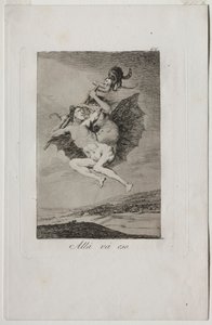 Caprichos : Ça y va - Francisco de Goya