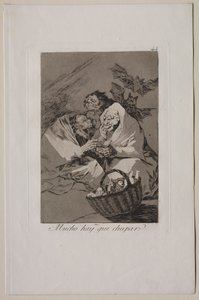Caprichos : Il y a beaucoup à sucer - Francisco de Goya