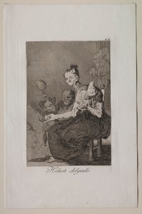 Caprichos : Ils filent finement - Francisco de Goya