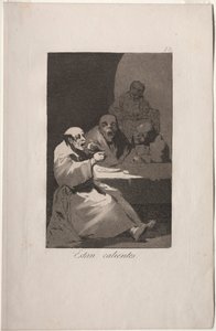 Caprichos : Ils sont chauds - Francisco de Goya