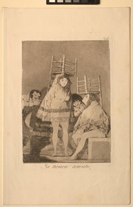 Caprichos : Ils ont déjà une place - Francisco de Goya