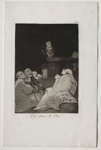 Caprichos : Quel bec doré ! - Francisco de Goya