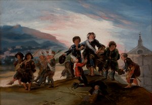Enfants jouant aux soldats, 1786 - Francisco de Goya